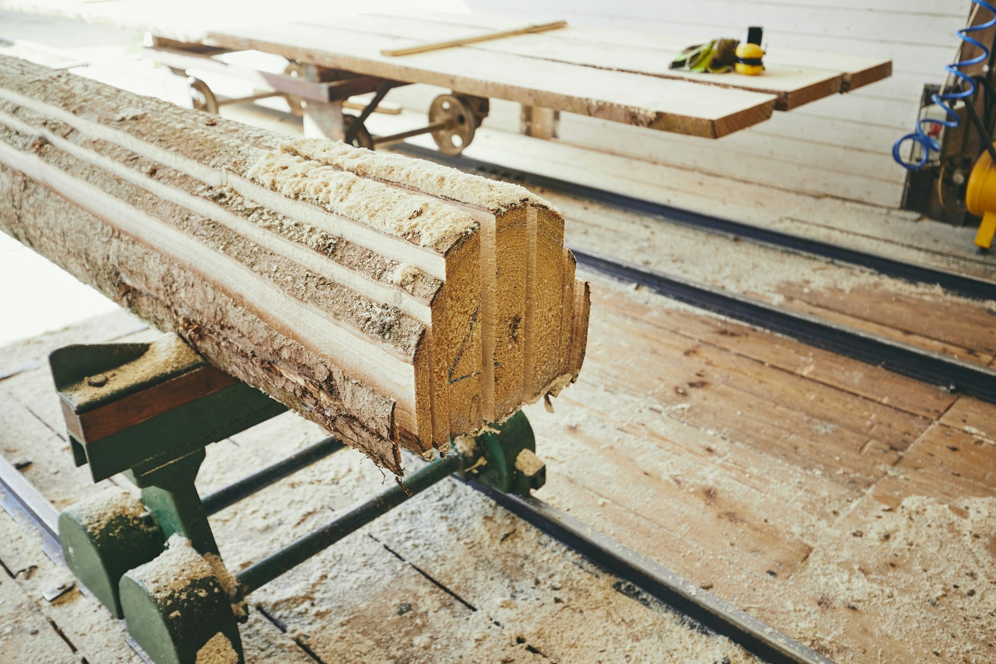 Production at the sawmill