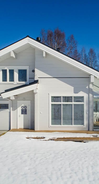 Modern wooden house